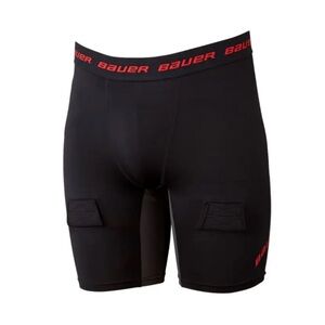 Bauer Senior Essential Compression Jock Shorts - Large